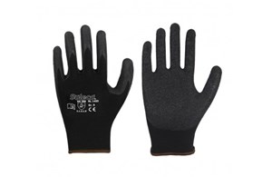Polyester-Feinstrick-Handschuh schwarz Leipold