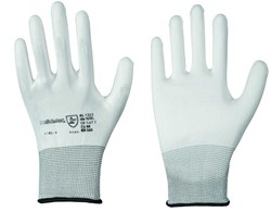 Nylon-Feinstrick-Handschuh weiß Leipold