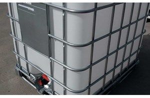 IBC Regenwassertank 1000 L Stahl/PE transparent  APD