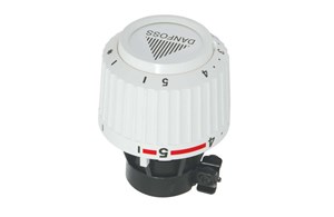 Thermostat-Kopf RA/VL mit eingebautem Flüssigkeitsfühler Kunststoff weiß Danfoss