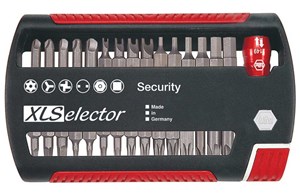 Bits-XLSelector für Sicherheitsschraub. 31-tlg. Wiha
