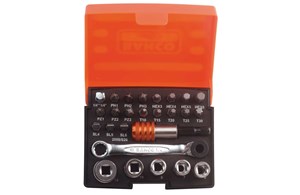 Bit-Steckschlüssel-Satz 1/4" 2058/S26 26-tlg. Bahco