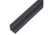 Winkelprofil Alu schwarz 20 x 20 x 1 mm 1m Alberts