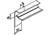 Bordprofil für Putz B 406 Alu 50 mm links E6/EV1