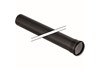 Silent-PP Rohr mit Muffe 2000 mm DN 90 x 3,1